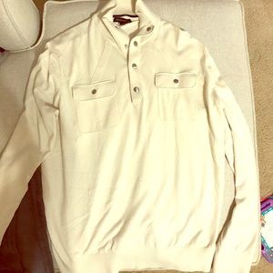 Banana republic sweater half buttons